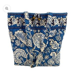 Vera bradley large blue tote